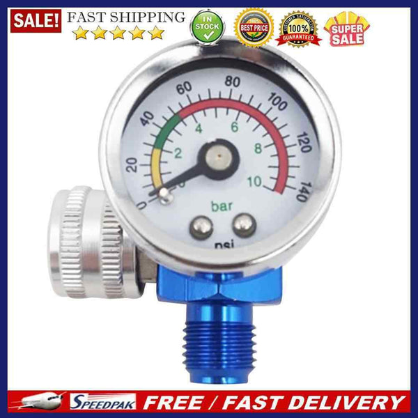 Car Auto Repair Painting G1/4 Threaded Spray Gun Adjust Air Pressure Regula