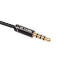asiprop 3.5mm Male to 3.5mm Male Headphones + Microphone Audio Splitter K