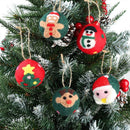 Home Ornaments Christmas Wool Ball Xmas Drop Hanging Pendant Felt Poke