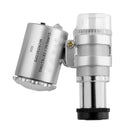 Zoom Tool Jeweler Trendy Pocket 60x Mini Magnifier Loupe LED Light Handheld