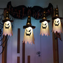 Halloween LED Flashing Light Glowing Wizard Ghost Hat Lamp (Warm White) Newly