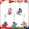 Snow Sports Diamond Painting Keychain DIY Crystal Drill Key Ring (YS014) Newly