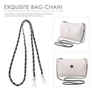 Synthetic Leather Metal Chain Replacement Interchangeable Shoulder Bag Stra