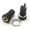 5PCS PJ-392A 3.5mm 3 Pole Black Audio Jack Socket Stereo Solder Panel Connector