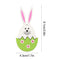 Wooden Hanging Ornaments Easter Rabbit Easter Wood Chips Easter Decorations