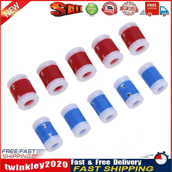 DIY 10pcs Manual Crochet Knitting Row Counter Round Stitch Weaving Tool Newly