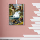 Waterfall Full Drill Round Diamond Painting DIY Needlework Cross Stitch Set