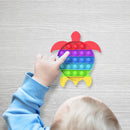 Silicone Push Bubble Colorful Turtle Sensory Toys Autism Stress Reliever