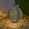 Creative Solar LED Iron Art Lantern Light Garden Yard Lighting Projector Lamp