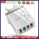 4USB Charger Universal Wall Mobile Phone Quick Fast Charging Adapter LED Display