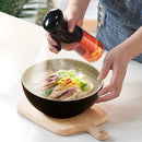 PET Olive Oil Spray Bottle Vinegar Gravy Dispenser Mist Sprayer (Black)