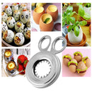 Stainless Steel Boiled Egg Topper Shell Cutter Scissors Eggshell Opener