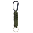Outdoor Climbing Umbrella Rope Spring Carabiner Keychain EDC Tool Random Co