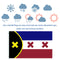 Lmanburg Flag, UV Resistant Waterproof Dream SMP Hanging Banner with Grommets