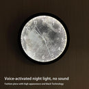 Intelligent LED Voice Controlled Lighting Wall Clock Creative Luxury Clock Mute,