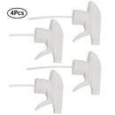 4pcs Mist Stream Sprayer Replacement Trigger Handheld Spray Nozzles (White)