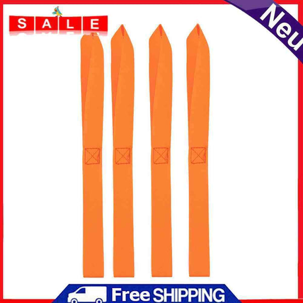 4x 32cm Motorcycle Tie Downs Soft Straps UTV ATV Hook Belt Endless Loops Bandage