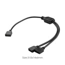 Female to Female 3528/5050 RGB LED Strip Light Connector Cable (1 to 2) Newly