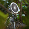 8000mAh Outdoor 3 in 1 LED Light Desktop Cooling Ceiling Fan (Dark Grey)