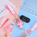 Car Pendant Backpack Pendant Pink Sakura Wristband Key Ring Keychain