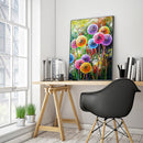 Dandelion Diamond Painting Full Drill Square Rhinestone Embroidery Mosaic Art