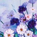 Room Purple Flower Wall Decor Hanging Pictures Embroidery Set Cross Stitch