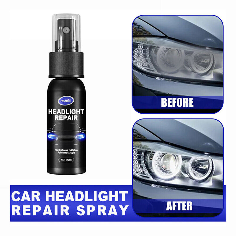 Headlight Maintenance Liquid Headlamp Polishing Agent Fluid Spray (20ml)