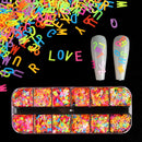 12 Grids/Box Nail Art Mixed Glitter Patch Sequin DIY Nail Decor Accessories