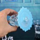 Cherry Cute Silicone Leakproof Heat Resistant Cover Seal Cup Lid (Blue)