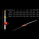 5pcs Mini Ice Fishing Rod Top Tip Winter Fishing Pole Boat Fishing Accessories