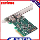 PCI Express X4 to USB 3.1 Riser Card ASM1142 Chipset PCI-E USB Adapter Cards