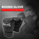 2pcs Muay Thai Karate Punching Gloves PU Boxing Training Gloves (Black) Newly