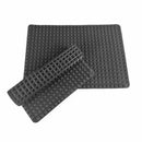 Silicone Mat Barbecue Grill Pad Pizza Baking Tray Kitchen Tools (Black)
