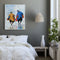 Two Old People Oil Paint by Numbers Hand Painted on Canvas for Home Decor