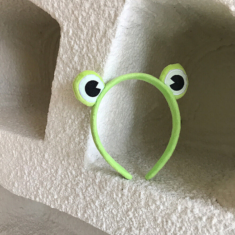 Elastic Funny Frog Makeup Headband Washing Face Hairband Skincare Hair Band