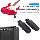 2pcs Wireless Guitar System Electric Guitar Digital Transmitter Receiver Newly