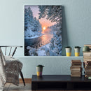 Diamond Painting Snow Scene Full Round Drill Rhinestone Picture
