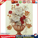 Diamond Painting Flower Vase Partial Special Shape Wall Picture (s10309) Newly