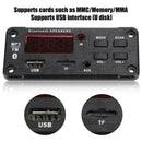 12V Car Tf Card Fm Radio Mp3 Audio Module Bluetooth For Car Decoder N4P7 X7Q0