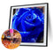 5D Full Drill DIY Blue Rose Diamond Painting Embroidery Round Rhinestones Newly