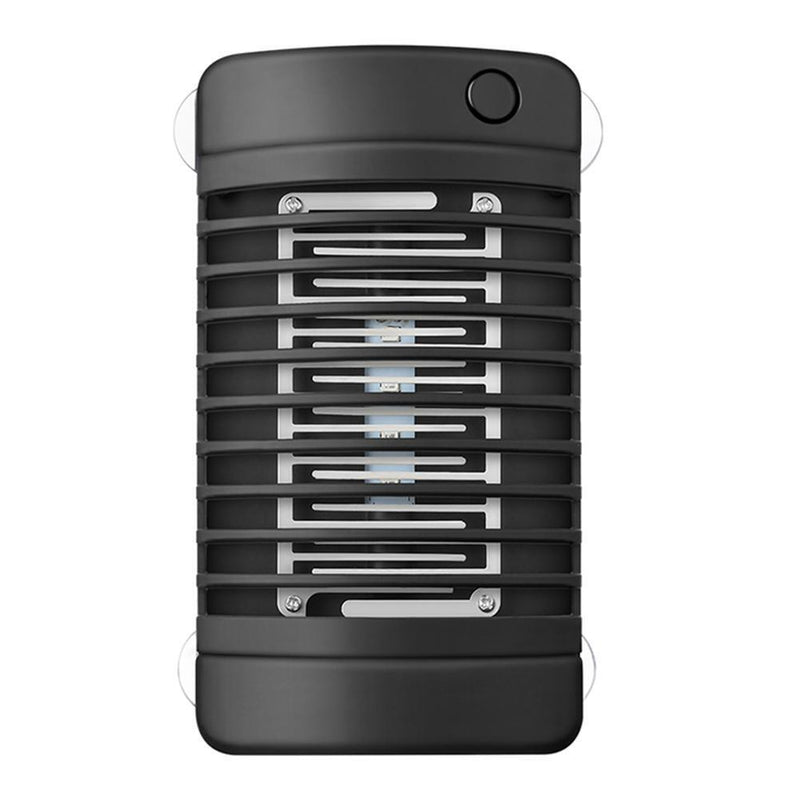 4LED Solar Mosquito Zapper Indoor Mute Electric Shock Mosquito Killer Lamp