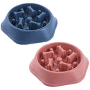 Rotary Anti Choke Puppy Dishes Water Drinking Pet Slow Feeder Dog Food Bowls