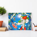 5D DIY Diamond Painting Koala Flag Full Round Drill Mosaic Art Picture Decor