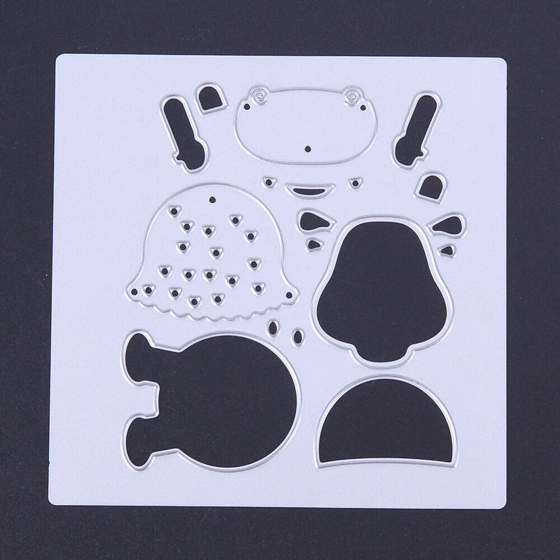 Snowvirtuos Hippo Cutting Tools Stencil DIY Scrapbooking Album Decor Paper