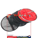 Aluminum Fishing Net Cage Foldable Floating Wire Fish Basket (30cmx2m) Newly