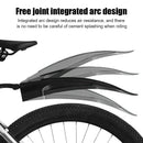 2pcs MTB Bike Mudguard Wings Set Cycling Bicycle Front Rear Fenders (Black)