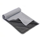 Ice Cold Towel Summer Outdoor Fitness Quick Dry Cooling Towel (Light Grey) Newly