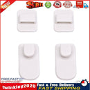 TV Remote Control Sticky Hooks Adhesive Wall Storage Hanger Holder (White) Newly