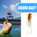 15.5cm 15g Bionic Squid Sea Fishing Lures Crankbait Artificial Wobbler Soft B