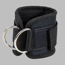 Cable Ankle Straps Leg Exercises D-Ring Foot Support Ankle Cuffs (Black) Newly